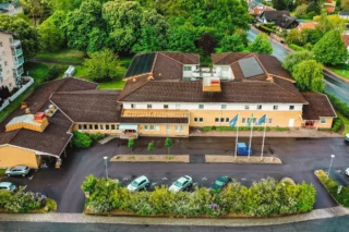 Flygfoto på äldreboende