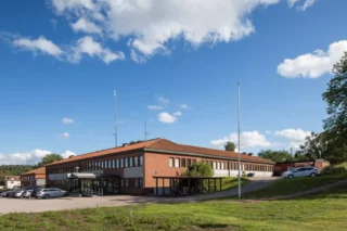 Suterrängbyggnad i tegel