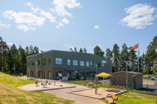 Förskola med utegård