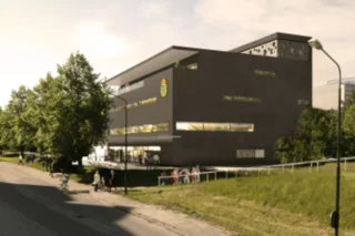 Rendering på polishus